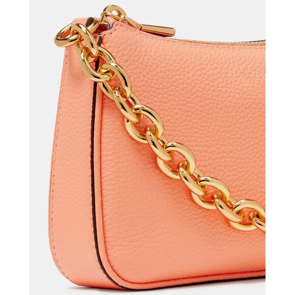 New Kate Spade Jolie Small Convertible Pebble Leather Crossbody Melon Ball - Picture 2 of 6